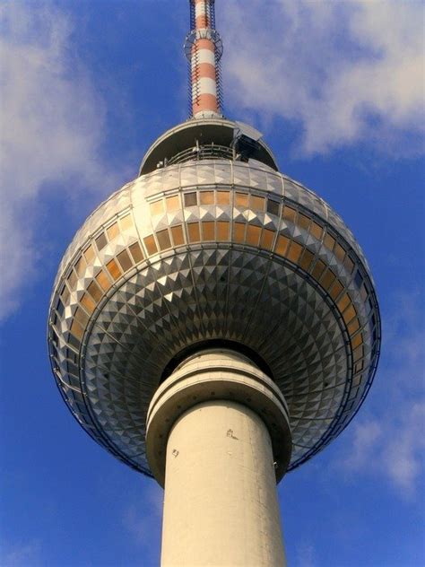 Observation Deck Of Tv Tower At Sky Germany Berlin Free Image Download