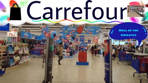Carrefour In Mall Of Emirates Dubai Dubai Carrefour Tour United