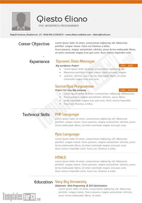 Curriculum vitae examples and writing tips, including cv samples, templates, and advice for u.s. 25 Creative CV Templates that Will Make You Stand Out