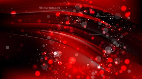 Abstract Cool Red Blur Lights Background Vector