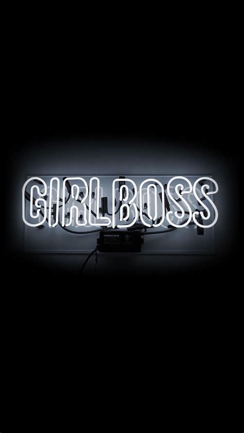 Girl Boss Girl Boss Wallpaper Boss Wallpaper Neon Quotes