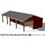 3 Stall Horse Barn Plans With Lean To And Center Tack Room  3rd Bay Open
