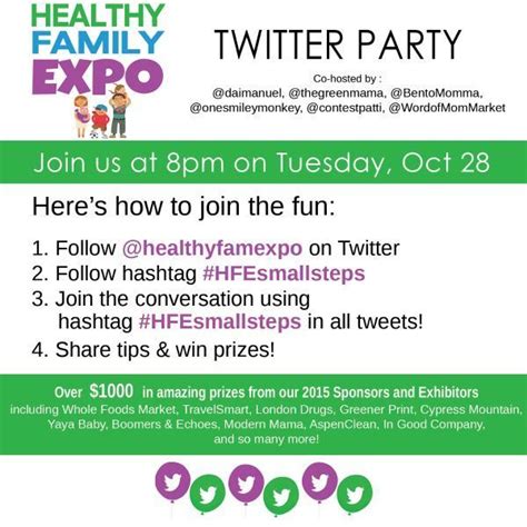 Join The Hfe Twitter Party Oct 28th 8pm 1000 In Prizes