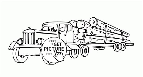 Find the newest extraordinary images ideas especially some topics related to. Semi Truck coloring page for kids, transportation coloring ...