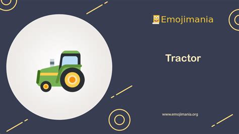 🚜 Meaning Tractor Emoji Copy And Paste