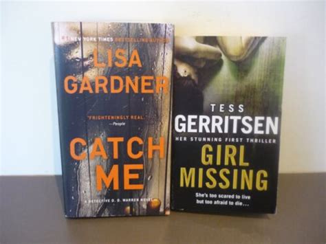 2 Suspensethrillers Girl Missing Tess Gerritsen And Catch Me Lisa Gardner Ebay