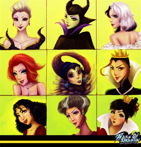 More images for female disney villains » Disney Female Villains by TearsOfDragon | Fan Art | 2D ...