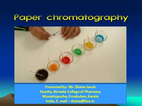 Paper Chromatography Ppt New Authorstream