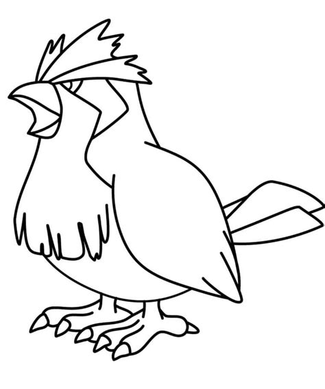 Pidgey Coloring Pages Free Printable Coloring Pages For Kids