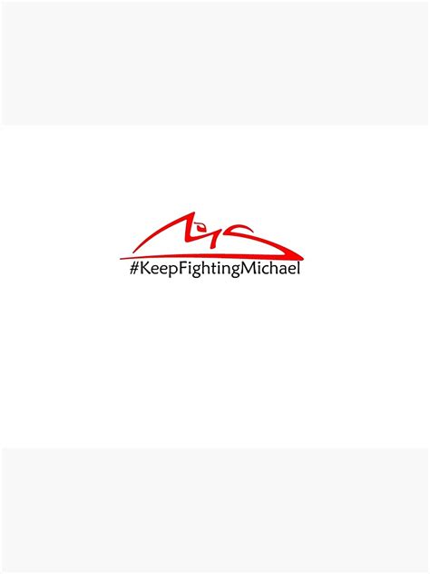 Keep Fighting Michael Poster By Meexxr Redbubble