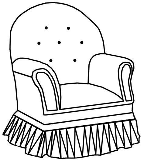 Chair Outline Clipart Best