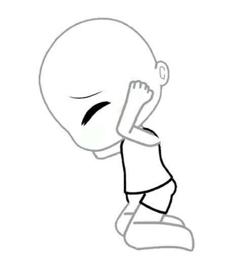 Gacha Life Body Base Poses With Eyes - Yubashiri Wallpaper