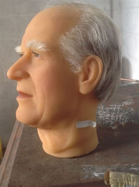 Vintage Wax Museum Prince Phillip Wax Head Obnoxious