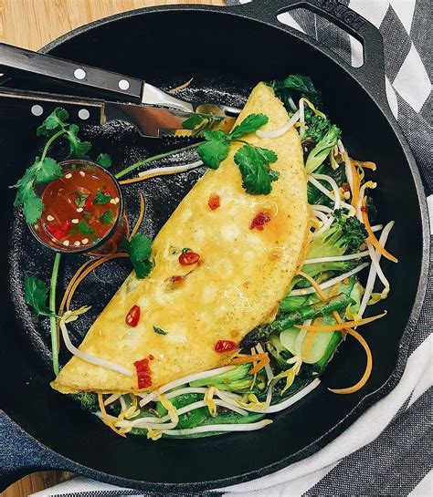 Thai Vegetable Omelette Recipe The Feedfeed