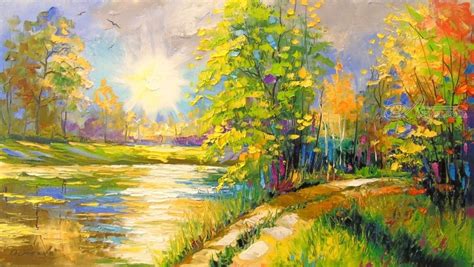 Paintings By Olha Darchuk Fine Artimpressionism Landscape Created