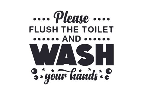 Please Flush The Toilet And Wash Your Hands Printable Printable Word