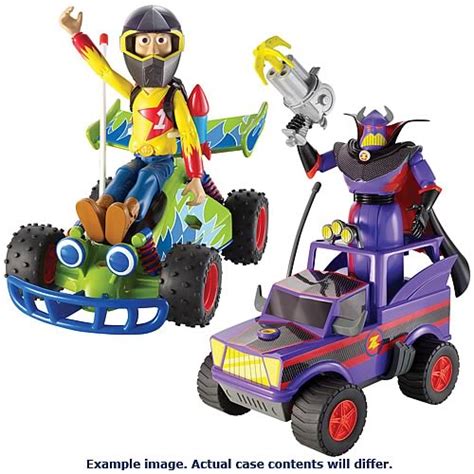 Rc stands for remote control, radio controlled, or race car. the radio control seen in toy story 2 may have been a replacement because the blue and green colors were slightly different than the one seen in toy story. Toy Story RC Racer Deluxe 6-Inch Figure Case - Mattel ...