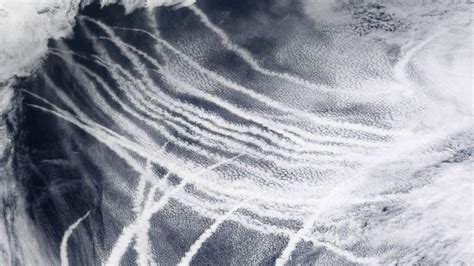 Ship Tracks Over The Pacific Ocean Bing Wallpaper Download