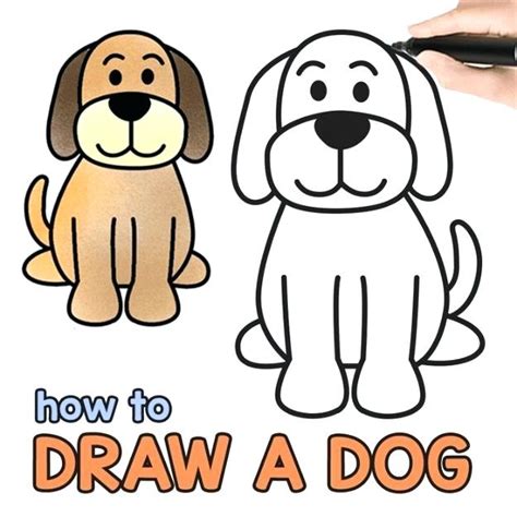 Cute Dog Drawing Free Download On Clipartmag