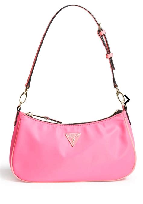 Guess Pink Shoulder Bag On Mercari Bags Shoulder Handbags Shoulder Bag
