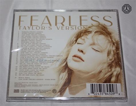 Taylor Swift Signed Fearless Taylors Version Cd