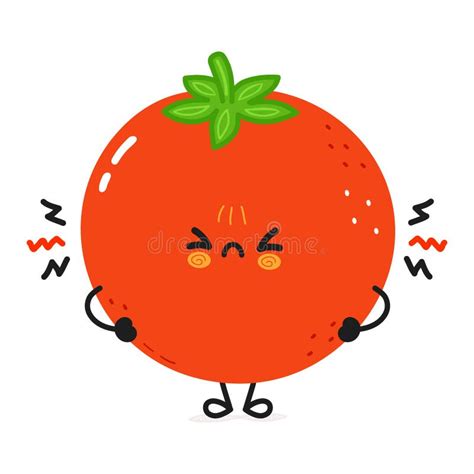 Angry Tomato Cartoon Stock Illustrations 650 Angry Tomato Cartoon