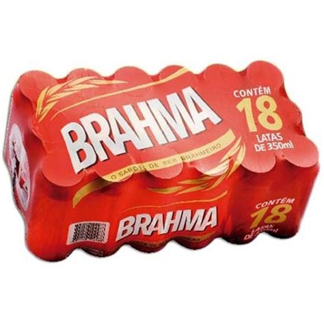 Cerveja Brahma Lata 350ml 18 Unidades Supernossoemcasa