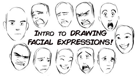 Drawing Genuine Facial Expressions Part1 Youtube