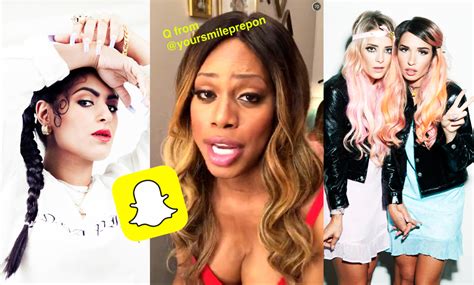 We would like to show you a description here but the site won't allow us. Creative listar 11 konton alla borde följa på Snapchat ...