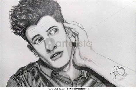 Draw Shawn Mendes Sketch Easy Download Free Mock Up