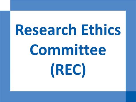 Hs Research Ethics Committees