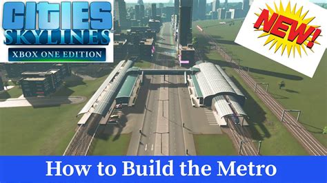 How To Build The Metro Subway Cities Skylines 2023 Tutorial Youtube