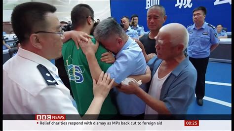 Parents In China Reunited With Son Abducted Years Ago BBC News Th July YouTube
