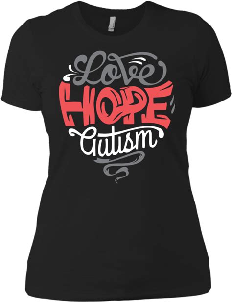 Download Autism Awareness T Shirts Love Hope With Autism Shirts - Autism Love Hope Autism Tshirt ...
