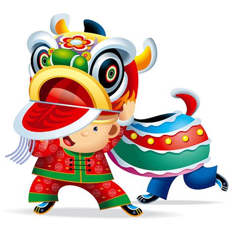 Lion Dance Clip Art Vector Images And Illustrations Istock