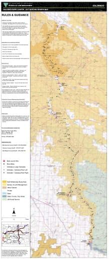 Dolores River Canyon 2017 Boating Season Map