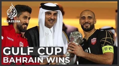 Gulf Cup Bahrain Stun Saudi Arabia 1 0 To Lift First Title Youtube