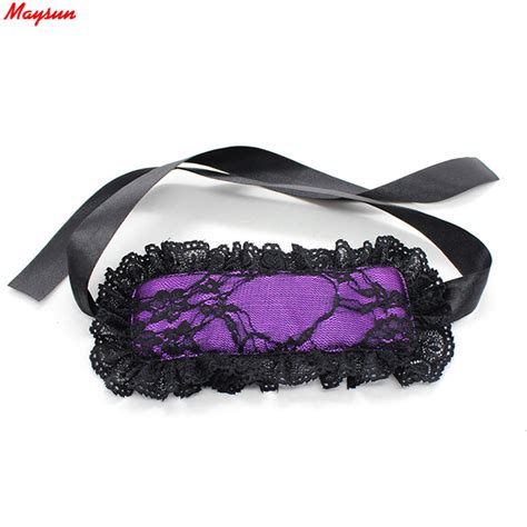 Chinese Bondage Purple Silk Blindfold Buy Silk Blindfoldpurple