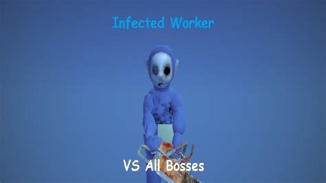 Slendytubbies 3 Infected Worker Vs All Bosses Youtube
