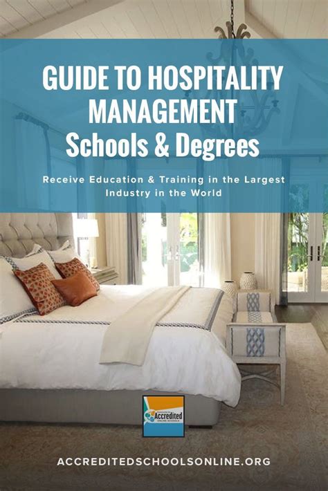 Guide To Hospitality Management Schools And Degrees Accredited Schools