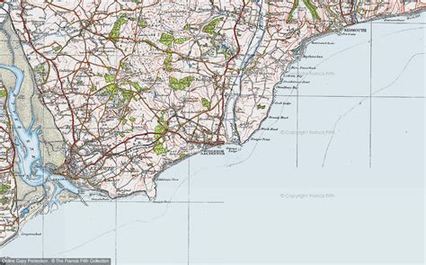 Historic Ordnance Survey Map Of Budleigh Salterton