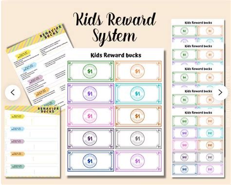 Use This Reward Bucks System To Motivate And Encourage Kids With Chores