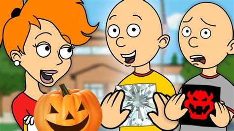 Halloween Behavior Card Dayclassic Caillou Gets In Dead Meat Youtube