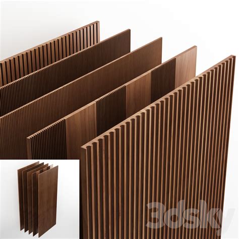 Vertical Wood Slat Wall Panels