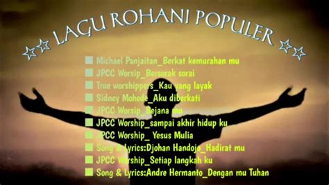 Lagu Rohani Kristen Populer Youtube