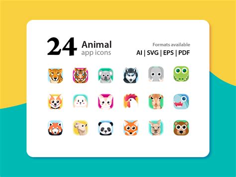 Animal App Icons Uplabs