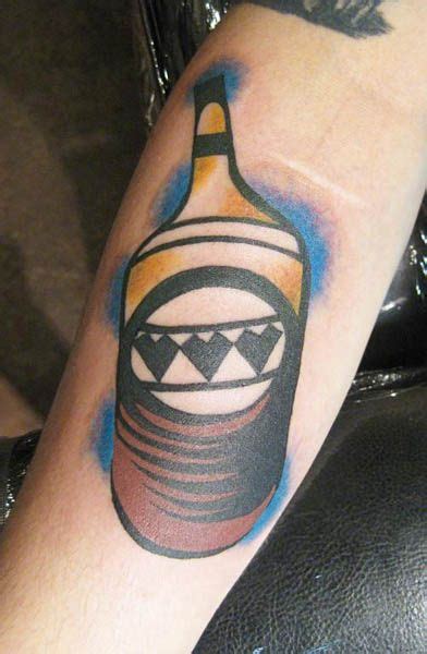 Pin By Rx Ink On Alcoholdrinking Bottle Tattoo Tattoos Tattoo