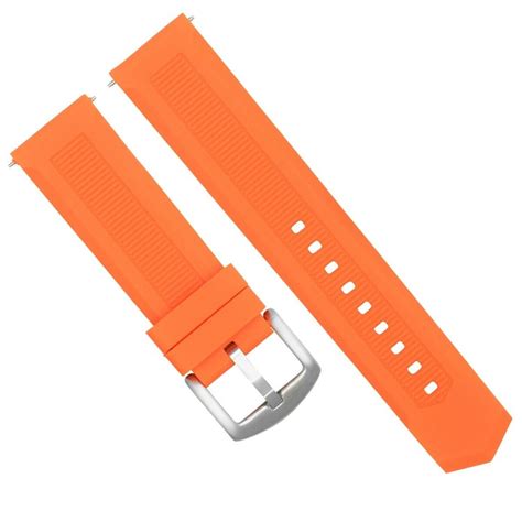 18mm Rubber Watch Strap Band For Breitling Pilot Colt Superocean