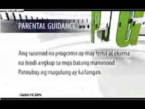 The language of the newscast is english and filipino. ABS CBN Parental Guidance Advisory in Tagalog YouTube ...