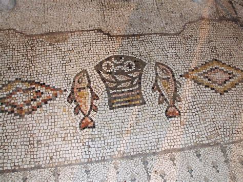 Ancient Art — Mosaic Within The Church Of The Multiplication Of